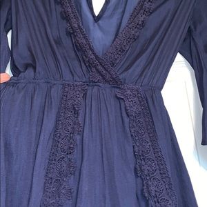 Navy blue romper